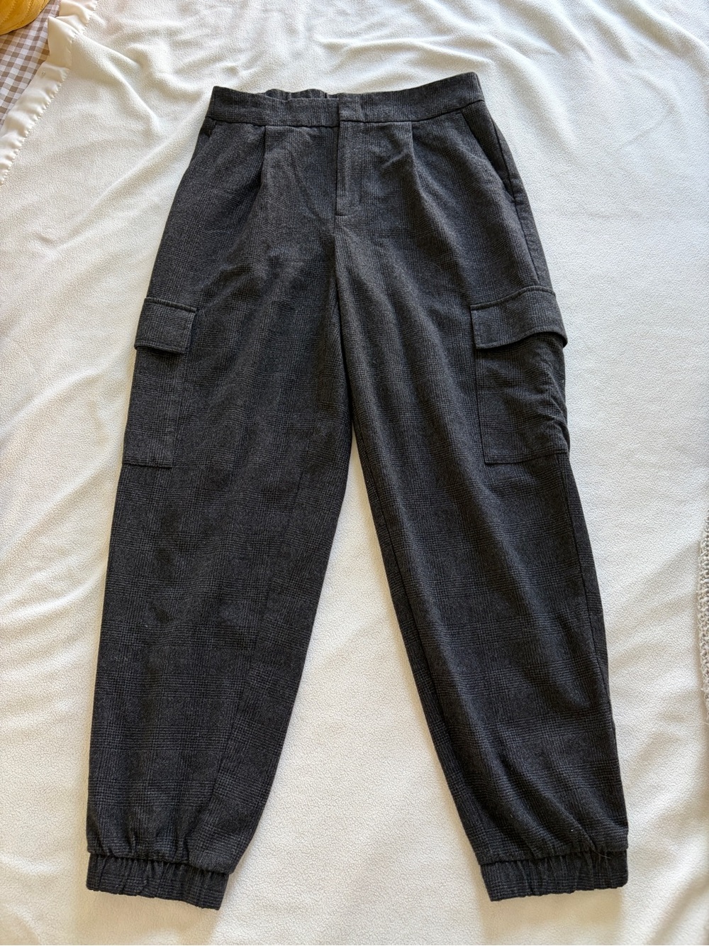 Women’s Dark Gray Cargo Jogger Trouser Pants
